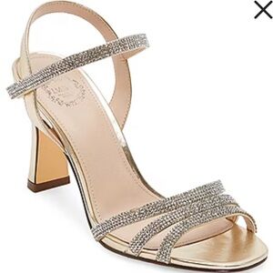 I. Miller Womens 7.5M Allaine rhinestones Heels in silver 11M